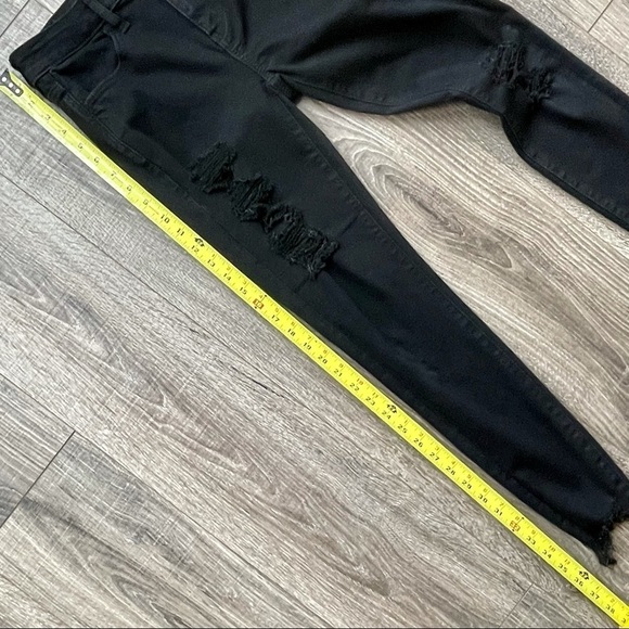 AMERICAN eagle hi-Rise next level stretch black jegging size 2 SHORT - Picture 13 of 16